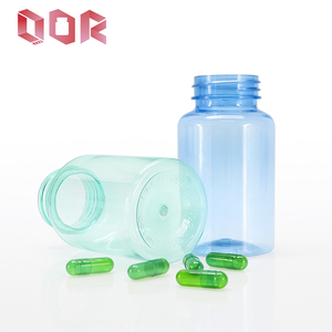 ขวดพลาสติกสำหรับยา QOR ทรงกระบอก ฝาเกลียว สีม่วง น้ำเงิน เขียว สำหรับเก็บยาเม็ด - Product Image 4