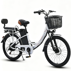 Bicicletta <span class=keywords><strong>Elettrica</strong></span> alla Moda <span class=keywords><strong>con</strong></span> <span class=keywords><strong>Cestino</strong></span>, <span class=keywords><strong>Bici</strong></span> da Città e Montagna per Adulti, dal Produttore di <span class=keywords><strong>Bici</strong></span> Elettriche - Product Image 1