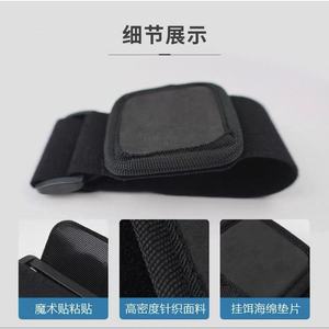 Sangle de poignet portable pour rangement de hameçons, fermeture Velcro noire, pour accessoires de pêche en eau douce - Product Image 5