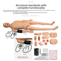 Kit de Entrenamiento Médico Profesional de Alta Fidelidad para Simulación de Enfermería, Práctica Multifuncional de Enfermería, Maniquí de Enfermería con Certificación CE/ISO