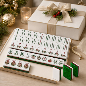 Tuiles de Mahjong Américaines Personnalisées 160 Pièces en Acrylique Gravé Étiquette Privée Fabricant OEM ODM - Product Image 6