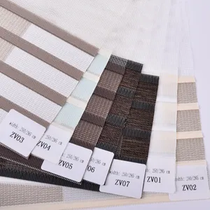 High Quality Soft Wonderful Polyester Fabric Horizontal Blinds Shades Zebra Blinds Fabric