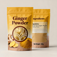 Impression numérique personnalisée, nouveau produit, sac d'emballage alimentaire de 500 g, Doypack, sac pour épices en poudre, sac pour gingembre en poudre