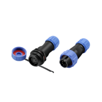 IP68 étanche haute qualité cuivre plaqué or WEIPU SP série connecteur de câble circulaire 6Pin SP17 SP13 SP16 SP21 SP11 mâle
