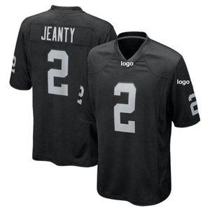 2025/26 Haute Qualité <span class=keywords><strong>Pas</strong></span> <span class=keywords><strong>Cher</strong></span> # 98 Crosby # 2 Jeanty # 89 Maillots brodés des Raiders <span class=keywords><strong>de</strong></span> Las Vegas pour hommes Bowers pour le football - Product Image 5