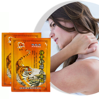 Patch Anti-Douleur Musculaire Tigre pour Soulagement des Douleurs Musculaires, Courbatures et Arthrite Articulaire du Genou – Plâtre Médical Soin Santé 8 Pièces/Sac
