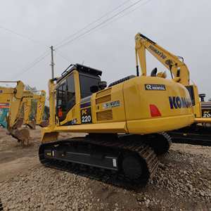 Excavatrice Komatsu Pc200-7 Pc220-8 d'occasion, 22 tonnes, haute efficacité, chargeuse, machines de terrassement et de construction à bas prix - Product Image 1