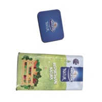 Emballage de boîte en métal rectangulaire imprimée personnalisée en étain de qualité alimentaire