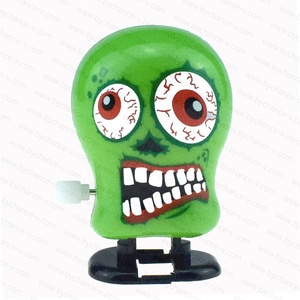 Jouet mécanique d'Halloween pour sacs de friandises, thèmes Sorcière, Citrouille, Zombie, Chat noir, style dessin animé effrayant - Product Image 4