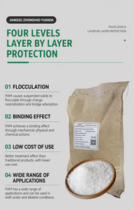 Poliacrilamida Catiónica de Alta Pureza CPAM <span class=keywords><strong>PAM</strong></span> para Deshidratación de Lodos y Purificación de Aguas Residuales - Product Image 5