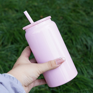 New biểu tượng tùy chỉnh đôi tường Tumbler để đi tái sử dụng chân không cách nhiệt cốc cà phê tái sử dụng thép không gỉ cà phê Mug Cup với nắp - Product Image 5