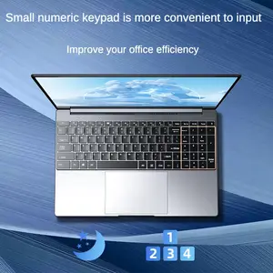 Neues Design 15,6 Zoll Intel Notebook N5095 win11 Laptop Computer 8 GB 256 GB 512b SSD Tastatur Sprache optional 15 Zoll Laptops