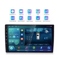 Radio para Auto Portátil Android KZS de 9/10 Pulgadas con Pantalla Táctil OLED, GPS, Funciones RGB, CarPlay para Reproductor Multimedia DSP, Venta al Por Mayor