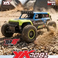 Yikong YK7081 Tb8 1/8 4WD, Camioneta Todoterreno Eléctrica con Control Remoto, Motor sin Escobillas, Suspensión Independiente, para Adultos