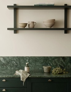 <span class=keywords><strong>Cocina</strong></span> Vermonhouzz Morden en <span class=keywords><strong>Verde</strong></span> <span class=keywords><strong>Oscuro</strong></span> con Acabado Shaker y Vetas de Madera Visibles, Isla y Encimera de Roble de Lujo - Product Image 6