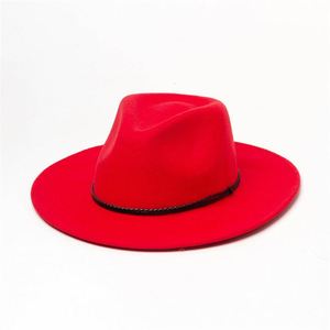 Chapeau Jazz en Laine Nouveau Style X1254 à Large Bord Respirant Unisexe pour Voyage en Plein Air - Product Image 3