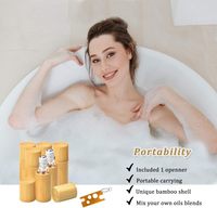 5 ml bambou rouleau sur bouteilles pour huiles essentielles Portable huile de Massage bouteille voyage parfums échantillon brillant à lèvres conteneur
