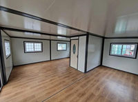 Maison conteneur extensible de 20 pieds et 40 pieds avec salle de bain et cuisine, maison préfabriquée de luxe en conteneur maritime