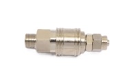 Mini raccord pneumatique de type Rectus 21, manchon de déconnexion rapide, laiton et acier inoxydable 304, haut débit pour outils/machines à air comprimé, OEM