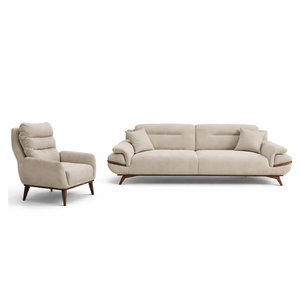 Modern Living Room <b>Sofa</b> Set with Custom Upholstery High Density Foam Cushioning Designed for Villa Home Office <b>Hotel</b> Interiors - Product Image 3