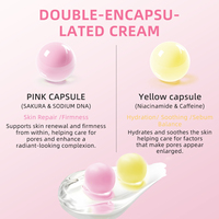 Usine de cosmétiques OEM en marque blanche 50g MOOYAM Crème hydratante double couleur en capsule Sakura