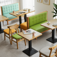 Chaise de café-bar en bois massif pour hôtels restaurants occidentaux magasins de thé au lait magasins de boissons froides canapé de siège de carte transparent pour les aires de repos