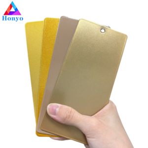 高品質RAL 1036粉末コーティング高光沢ゴールド静電粉末コーティング - Product Image 5