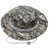Topi Ember Kamuflase Uniseks Dapat Dilipat Topi Matahari Pinggiran Lebar Topi Petualangan Berkemah Memancing Luar Ruangan Perlindungan UV Gaya Korea