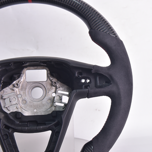 <span class=keywords><strong>Volante</strong></span> Deportivo de Fibra de Carbono con LED para <span class=keywords><strong>Seat</strong></span> <span class=keywords><strong>Leon</strong></span> Cupra <span class=keywords><strong>Mk3</strong></span> 2013 2014 2015 2016 2017 2018 2019, Accesorios para Automóviles - Product Image 3