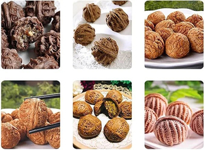 Christmas Hot Selling Snack Machine 2800pa Automatic Walnut <strong>Cake</strong> <strong>Maker</strong> 15pcs Gas Mini Nut Waffle Bread Baking Machine - Product Image 5