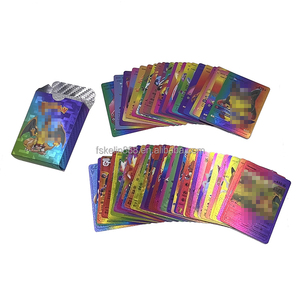 Carte da Collezione in Lamina d'Oro di Pikachu, Materiale Plastico, Serie Pocket Monster Flash - Product Image 3