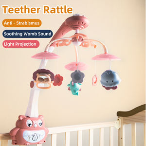 Veilleuse musicale pour bébé en forme de hibou, <span class=keywords><strong>bruit</strong></span> blanc, jouet musical pour lit d'enfant, mobile de berceau en plastique pour le sommeil de bébé - Product Image 4