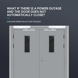 Ouvreur de porte battante automatique robuste de CMD-ZFW95 350kg Design moderne avec réinitialisation automatique après panne de courant - Product Image 3