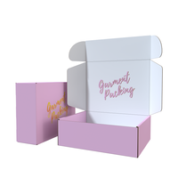 Caja de Cartón Corrugado para Envíos de Ropa Blanca con Logotipo Personalizado para Cuidado Personal y Ropa Interior