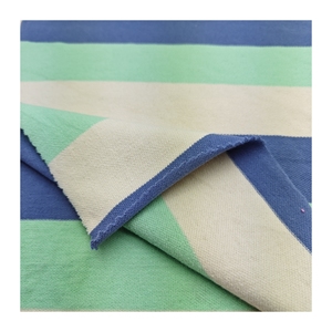 Bông Spandex Pique sợi nhuộm lớn sọc vải 220gsm - Product Image 6