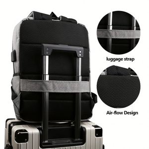 Nouvel Arrivage – Sac à Dos Décontracté Personnalisable avec Logo pour Hommes, Imperméable, Idéal pour l'Université et les Voyages, pour Ordinateur Portable – Vente en Gros - Product Image 5