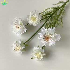 <span class=keywords><strong>Fiori</strong></span> di <span class=keywords><strong>fiordaliso</strong></span> artificiali rami <span class=keywords><strong>fiori</strong></span> di seta lungo stelo Flora per vasi alti casa matrimonio Flora disposizione caduta decorazione - Product Image 6