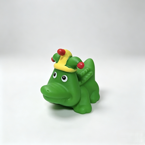 Ensemble de décorations de fête en forme de crocodile et de canard, jouets flottants sensoriels en caoutchouc souple et couineurs pour le bain des enfants - Product Image 4