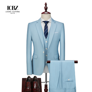 <span class=keywords><strong>Costume</strong></span> <span class=keywords><strong>Homme</strong></span> <span class=keywords><strong>3</strong></span> <span class=keywords><strong>Pièces</strong></span> Slim Business Casual Ensemble Trois <span class=keywords><strong>Pièces</strong></span> Veste Pantalon Gilet / <span class=keywords><strong>Costume</strong></span> de Mariage <span class=keywords><strong>Homme</strong></span> Blazer Manteau Pantalon - Product Image 2