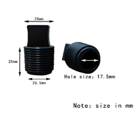 Bouchon en silicone résistant à la chaleur à haute température avec filetage 26.5*28*25mm