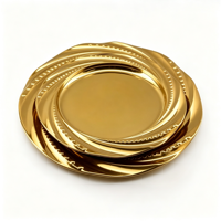 Moderne Edelstahl-Chafing-Dishes mit Polierter Oberfläche für Restaurants und Feiern - Langlebige, Anpassbare Dekorative Speiseplatten