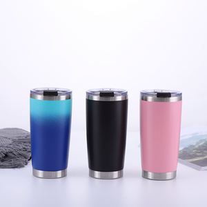 20oz <b>Double</b> <b>Wall</b> Vacuum Insulated Tumbler Stainless Steel Car Cup Ice Cup Custom Logo Available - Product Image 2