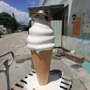 In fibra di vetro artigianato in fibra di vetro caramelle ciambelle cono gelato gelato per la decorazione del negozio - Product Image 3