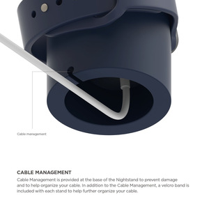 Support de chargeur de montre intelligente en silicone Support de bureau Dock pour <span class=keywords><strong>Apple</strong></span> <span class=keywords><strong>Watch</strong></span> Chargeur sans fil pour iwatch Series Ultra 8 7 - Product Image 4