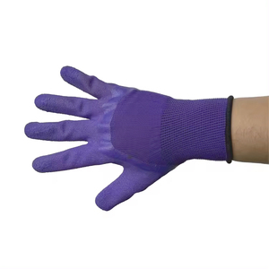 Más barato de nylon PU recubierto de látex largo dieléctrico de seguridad industrial de goma HB <span class=keywords><strong>guantes</strong></span> de seguridad para el trabajo - Product Image 4