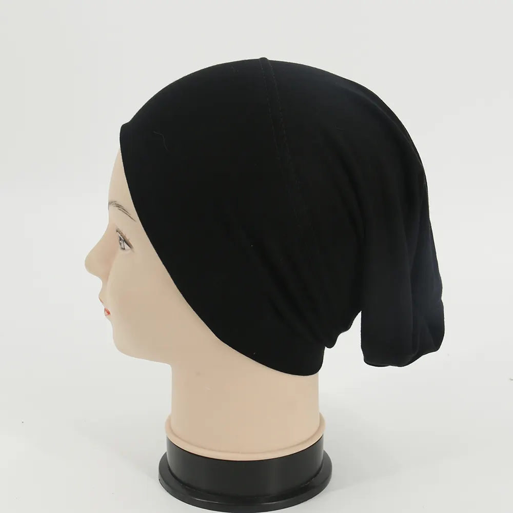 Nouveau Style sous-écharpe fermer dans le dos populaire sous inne Hijab 20 couleurs Hijabs intérieurs pour les femmes musulmanes Hijab intérieur sous-écharpe