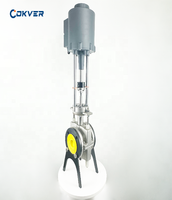 Vanne de régulation modulante électrique à siège unique COKVER, à extrémité à bride, 3/4 pouce, 12 pouces, DN20 DN400, à débit proportionnel égal, motorisée pour l'eau
