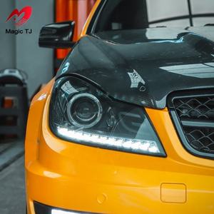 2011-2014 <span class=keywords><strong>Mercedes</strong></span> <span class=keywords><strong>C180</strong></span> C200 C260 <span class=keywords><strong>W204</strong></span> fari a LED aggiornamento 6000k DRL obiettivo del proiettore montaggio LED modificato - Product Image 5