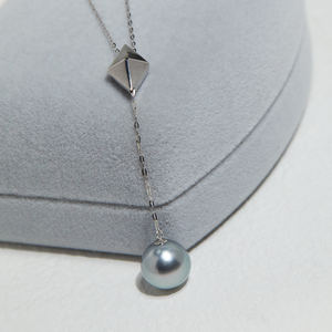 <span class=keywords><strong>Collier</strong></span> réglable en or 18 carats avec perles <span class=keywords><strong>de</strong></span> <span class=keywords><strong>Tahiti</strong></span> Nouveau design Bijoux <span class=keywords><strong>de</strong></span> mode pour femmes - Product Image 3