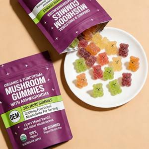 Gummies véganes OEM aux champignons, extrait biologique de Crinière de lion, pour la concentration, la mémoire et l'énergie, personnalisables, marque privée, nootropique naturel pour adultes - Product Image 6